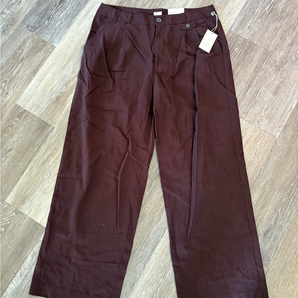a new day Women's Wide Leg Pants - Dark Brown